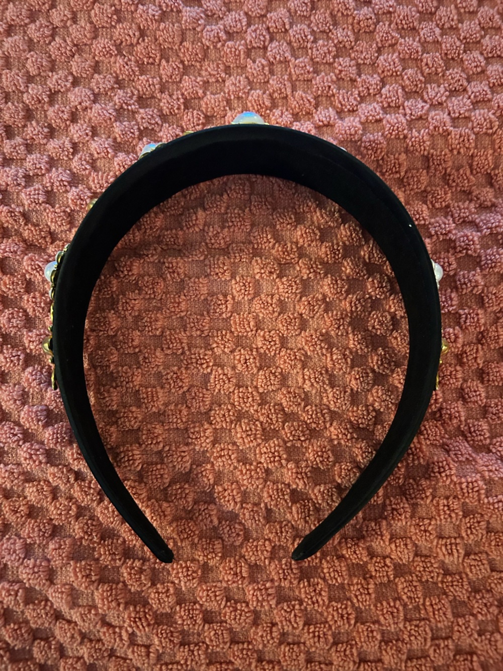 Black Embellished Women's Headband